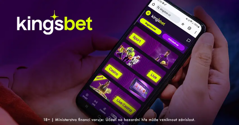 Kingsbet aplikace | Jak si vsadit na mobilu?