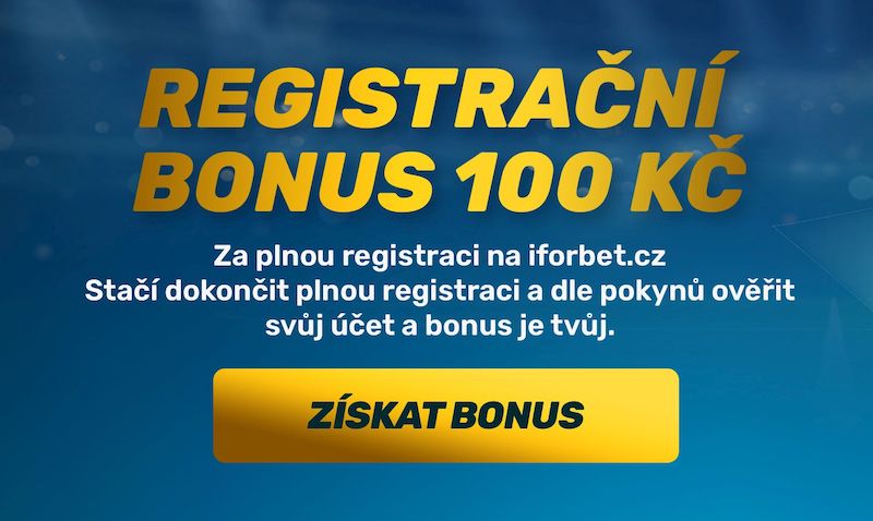 forBET – registrační bonus 100 Kč