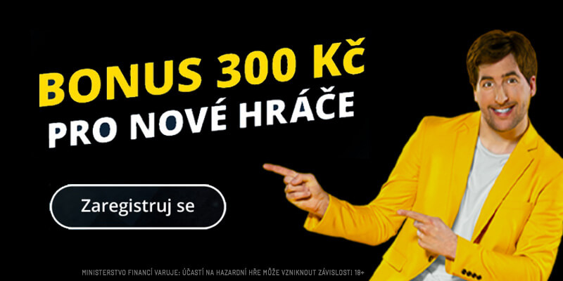 Fortuna – registrační bonus 300 Kč